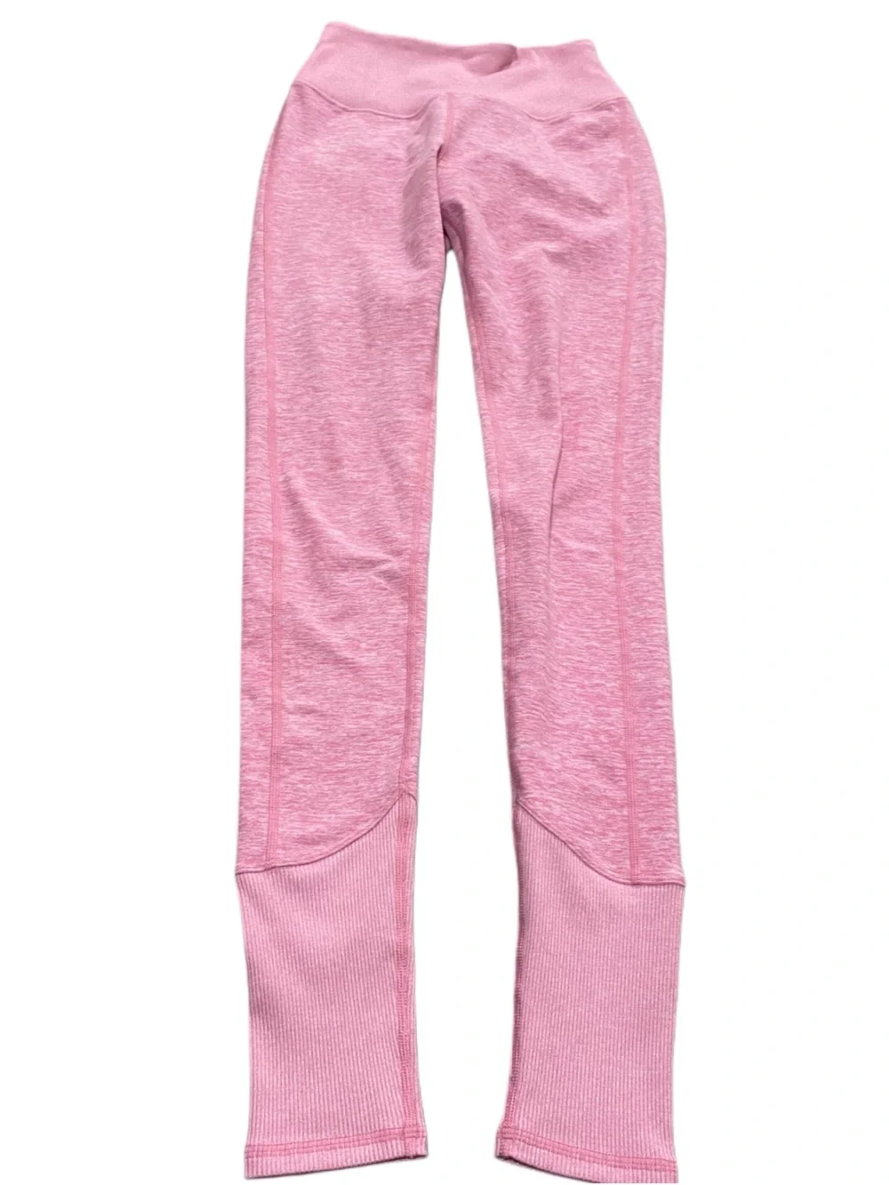 Alo Yoga High-Waisted Alosoft Lounge Legging Parisian Pink Heather Size XXS